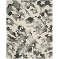 thumbnail image 3 of Safavieh Dip Dye Jennie Distressed Wool Area Rug, Beige/Charcoal, 8' x 10', 3 of 12