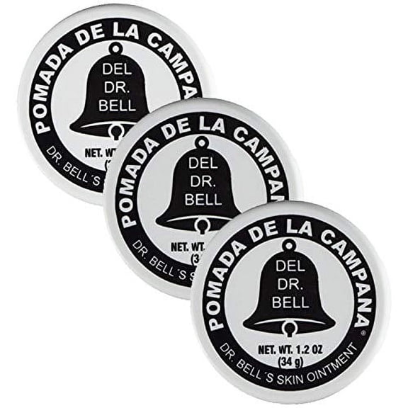 Pomada De La Campana Medicated Cream - Crema Medicada 1.2 Oz (3 Pack)