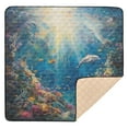 thumbnail image 6 of WOBOGO Underwater World Baby Playmats Extra Large Waterproof Rollable Activity Pads for Toddlers 50×50inch, 6 of 7