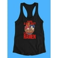thumbnail image 3 of Eat Ramen Racerback Tank Women -SPIdeals Designs, Female Medium, 3 of 4