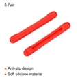 thumbnail image 3 of Uxcell Glasses Temple End Tips Eyeglass Arms Legs Replacement Ear Sock Pieces Anti Slip Tube Sleeve Red 5 Pair, 3 of 5