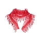 thumbnail image 1 of INSPIRE CHIC Chal de Encaje Mantilla de Tul, Cubierta Triangular para la Cabeza, Velo de Iglesia para Misa, Damas de Honor, 51.2"x15.7" Rojo, 1 of 5