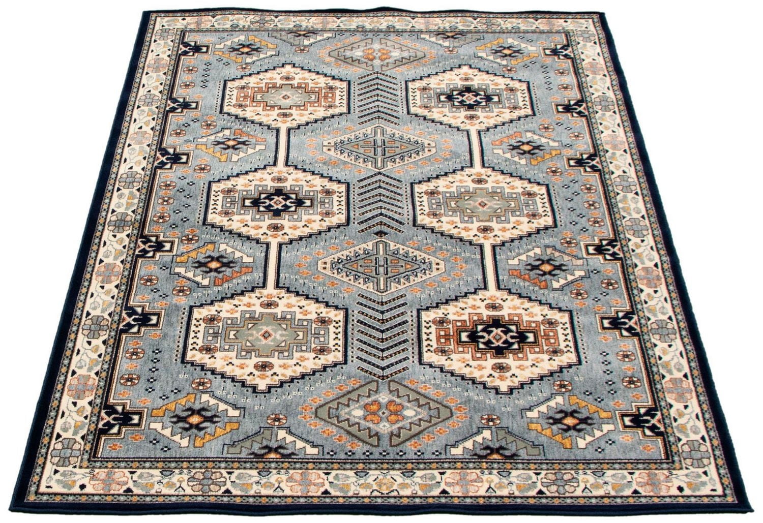 ECARPET Qashqai Aqua Rug