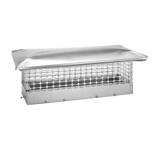 Forever Stainless Steel Double Flue Cap - 24" x 13"