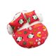 thumbnail image 5 of Mini de dormir para , ropa forma forma forma almohadas DIY, 1:12 para Ob11, accesorios para , jardín de hadas, decor rojo CUTICAT ropa de cama de muñeca redonda, 5 of 5