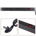 thumbnail image 5 of 1u Pdu Power Strip Surge Protector For Commercial, Industrial, School, Home, 5 of 5
