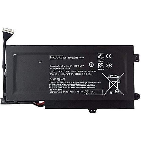 REPLACEMENT PX03XL 715050-001 BATTERY HP ENVY 14-K ENVY M6-K SERIES 11.1V 50WH