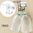thumbnail image 5 of Metal Wall Mount Holder Hook Rack Jacket Bags Key Sundries Display Hanger White, 5 of 8