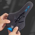 thumbnail image 4 of Selle de Vélo en Mousse à Mémoire de Forme Coussin Doux de Remplacement pour Vélo Intérieur Extérieur, 4 of 5