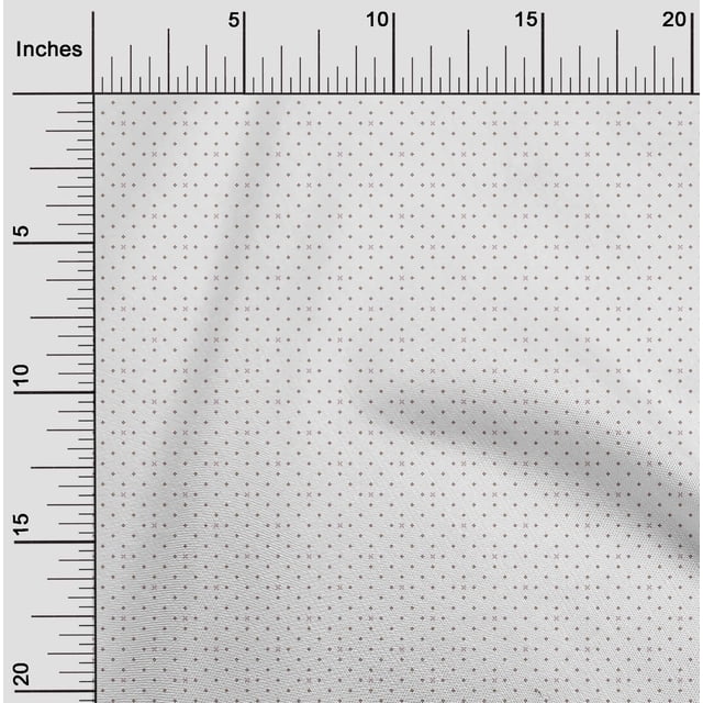 oneOone Tissu Georgette Viscose Marron Forme Carrée & Floral Matériel de Robe Artistique Tissu Imprimé Tissu au Mètre 42 Pouces de Large