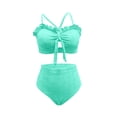 thumbnail image 3 of Plus Size High Witth Waist Two Piece Swimwear For Swim Dress Design Ready Bathing, 3 of 3