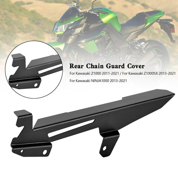Sprocket Chain Guard Cover for Kawasaki Z1000SX NINJA 1000 Z1000 11-21 Black