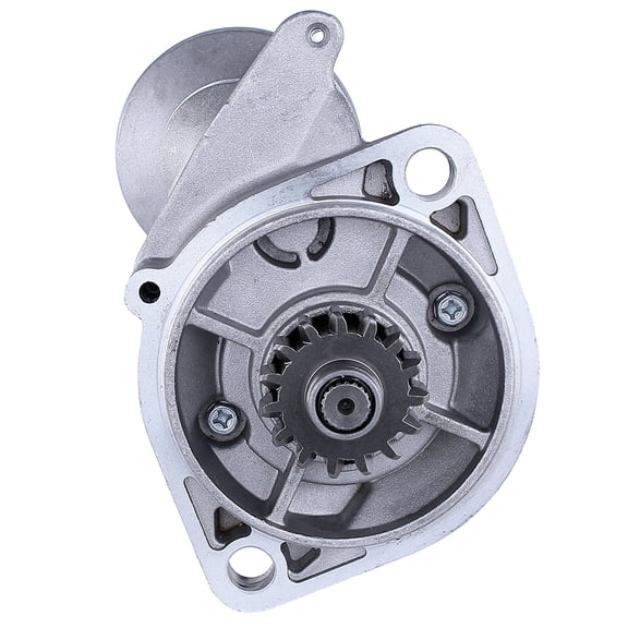 Starter Motor Compatible with John Deere 855 856 F1145 Mower 3215B Yanmar 3TN75RJ 994cc Replaces CH19282 TY6675 5702800-764 124520-77010 124520-77011