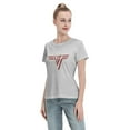 thumbnail image 4 of Women's tee for Van.1986 Halen T Shirt music Short sleeve Crewneck top Small, 4 of 6