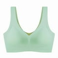thumbnail image 7 of Women's Seamless V-Neck Bralette - Comfortable Wire-Free Sleep & Lounge Bra, 7 of 7