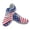American Flag Inspired Star & Stripe Pattern, variant on FUIALDOLG Mesh Running Shoes for Walking, Breathable Low Top Athletic Sneakers for Women and Men, Purple Rose Floral Print