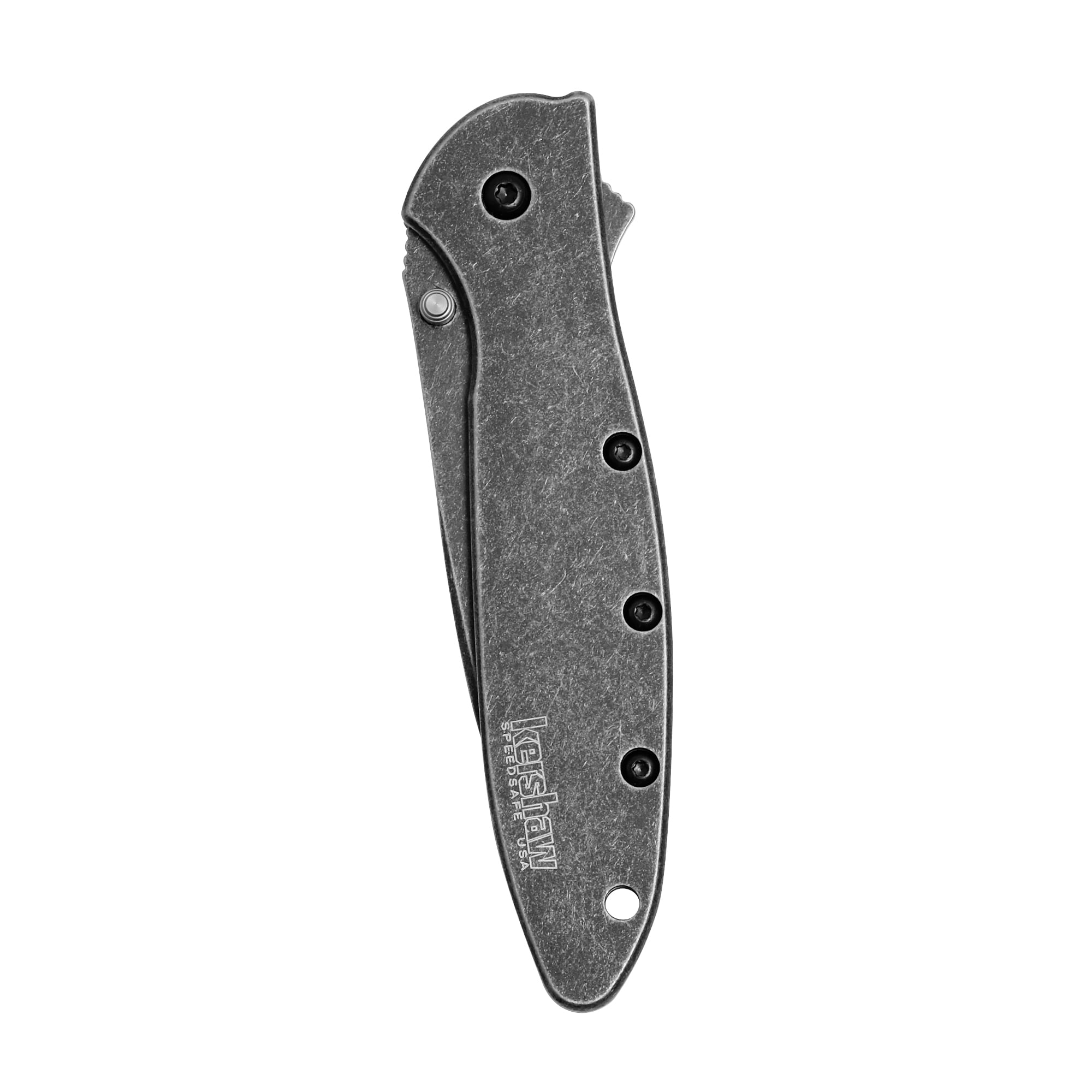 Kershaw Leek BlackWash Pocketknife, 3" 14C28N Stainless Steel Blade