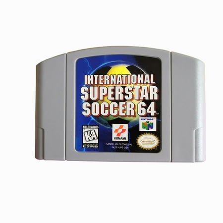 International Superstar Soccer 64 Video Games Cartridge Card for N 64 Us Version