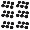 thumbnail image 1 of 36 X Redonda Tapas de Cubiertas Insertadas de Plastico Negro 50mm Dia Tapa de Tuberia, 1 of 5