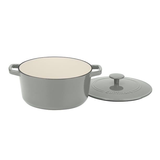 Cazuela Cuisinart Chef's Classic de hierro fundido esmaltado, 5 litros, color salvia