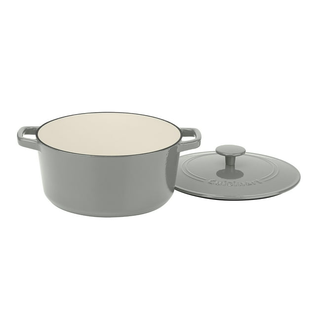 Cazuela Cuisinart Chef's Classic de hierro fundido esmaltado, 5 litros, color salvia