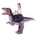 thumbnail image 2 of HSCTEK Inflatable Dinosaur Costume Adult Men Women, Inflatable Blow Up Costume Riding Velociraptor Dinosaur Costume Youth, Inflatable Ride On Dinosaur Halloween Costume Teen, 2 of 4