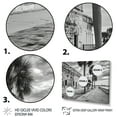thumbnail image 3 of Designart "Monochrome Sunshine State Vista I" Florida Metal Wall Art Set, 3 of 5