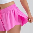 thumbnail image 3 of Pantalones Cortos Elásticos para Correr Entrenamiento Yoga 2 en 1 Spandex Forma Física, 3 of 9