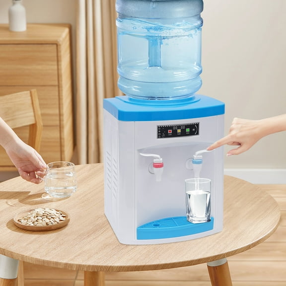 Countertop Water Dispenser with 304 Stainless Steel Liner, Hot & Cold Water, Detachable Water Box, for Home & Office Use, 5-18L Capacity