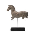 thumbnail image 2 of 14x4.5x17" Antique Horse Statue On Stand, 2 of 9