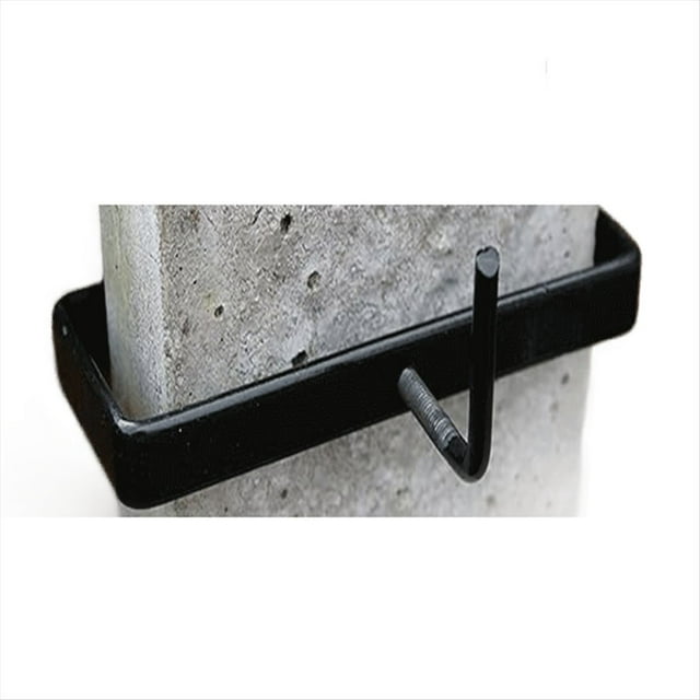 El Soporte de Fijación de Metal para Columna de Cerca con Clip para Columna de Concreto de Alta Resistencia Es Adecuado para Columna de Concreto de Sección de 4 Pulgadas, 1 Unidad