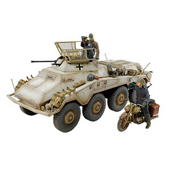 Tamiya 37019 WWII German Heavy Armored Car 1/35 Scale Plastic Model Kit