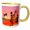 Yellow/White, variant on 3drose, Asia Geisha, 11oz Two-tone Yellow Mug