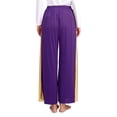 thumbnail image 6 of TSSOE Women's Praise Dance Overlays Dress Irregular Hem Dress with Metallic Patchwork Pants Liturgical Dance Clothes Purple L, 6 of 7