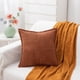 thumbnail image 1 of Fiudx Funda de Almohada Decorativa, Textura Suave Similar a La Lana, Diseño Bordado Acogedor, Estilo Bohemio Moderno, Decoración Estilo Cabaña para Sala de Estar o Sofá, 45 X 45 Cm, Juego de 1, 1 of 6
