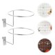 thumbnail image 3 of KAKOWELY Perchero de metal con 8 ganchos para gorras, rejilla de pared, soporte para baloncesto, suministros para tiendas minoristas, 3 of 5