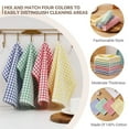 thumbnail image 6 of Koadzawe Kitchen Dishcloths 1 Pc, 12 X 12 Inch Cotton Kitchen Dish Cloth For Washing Dishes Super Scrubbing Wash Cloths Soft And Absorbent Dish Rags Quick Drying Kitchen Dish Towels Set, 6 of 8