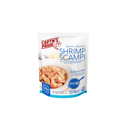 Captn's Pride Frozen Garlic Butter Shrimp Scampi, 12 oz