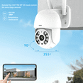 thumbnail image 5 of 2pcs Cámaras De Seguridad Exterior Wifi Hd Ip Visión Alarma Lab.G, Color Blanco, 5 of 5