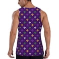 thumbnail image 3 of Haiem Purple Mardi Gras Men Workout Tank Top Gym Bodybuilding Sleeveless Muscle T Shirts Athletic Tank Breathable Workout Shirt-X-Large, 3 of 9