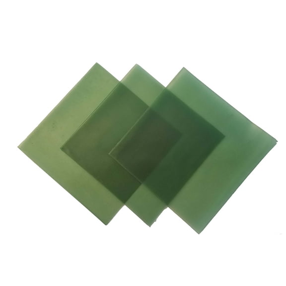 4"x4" sheet wax 23 gauge green