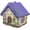 lavendar, variant on Christmas 3D Wooden House Diamond Painting Kit, DIY Holiday Village Craft Art Set with Beaded Decoration for Christmas Tree Hanging Ornament, Tabletop Display and Seasonal Home Decor (Santa)
