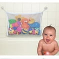 thumbnail image 2 of 2 Pack Bath Toy Organizer Mesh Bag Baby Bathtub Hanging Storage Bag Quick Drying Bathroom Shower Caddy Net Bag with Suction Cups for Kids & Toddlers (Size : 14.5" x 14"), 2 of 7