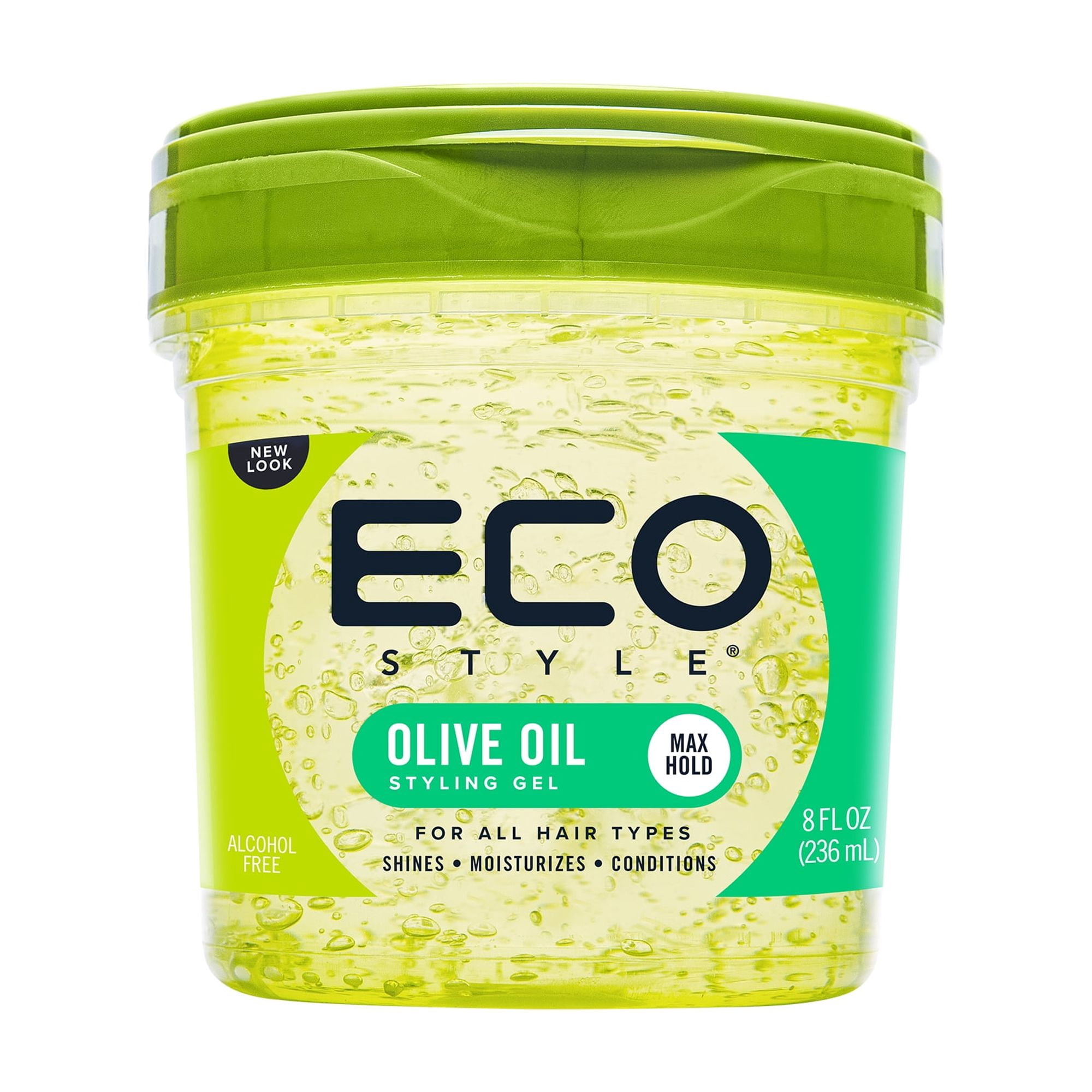 Eco Style Olive Oil Hair Styling Gel 8 oz. Nourishing Unisex