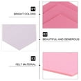 thumbnail image 6 of Raindrops  10 Pcs Felt Backdrop Wall Sticker Bulletin Boards Office Pink, 6 of 8