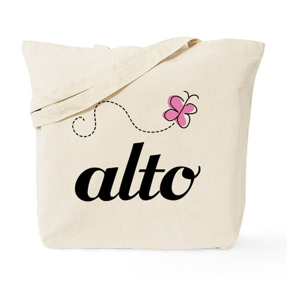 CafePress - Cute Alto Music Tote Bag - Unisex Canvas Tote Bag, Beige, 1-Piece