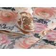 thumbnail image 3 of Ambesonne Spring Quilted Bedspread Set 3 Pcs, Flower Foliage Watercolor, Twin, Dark Peach and Pastel Pink, 3 of 4