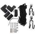 thumbnail image 2 of Nieyigj Multi Function Kayak Hoist Lift Garage Storage Mount System, Heavy Duty Overhead Canoe Hoists Accessories with Pulley System and Secure Locking Mechanism (11.02 inches / 28 cm)[cite: 1], 2 of 9