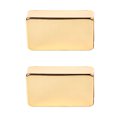 thumbnail image 1 of 2PCS Electric Guitar Pickup Cover, Closed Pickup Cover Closed Type Guitar Pickup Frame Sealed Double Coil Pickup Brass Enclosure for Most Common Electric Guitars, 1 of 7