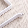 thumbnail image 4 of Cabinet Cupboard Under Shelf Storage Rack Paper Towel Roll Dispenser Napkins Holder Trivet (White), 4 of 7